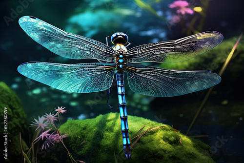 dragonfly painting photo