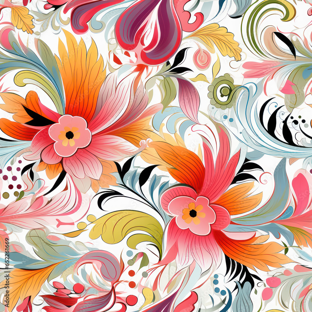 Seamless Pastel Textile illustration abstract floral texture patterns for fabric digital print. Generative AI Seamless Pastel Textile illustration abstract floral texture patterns for fabric digital print. Generative AI