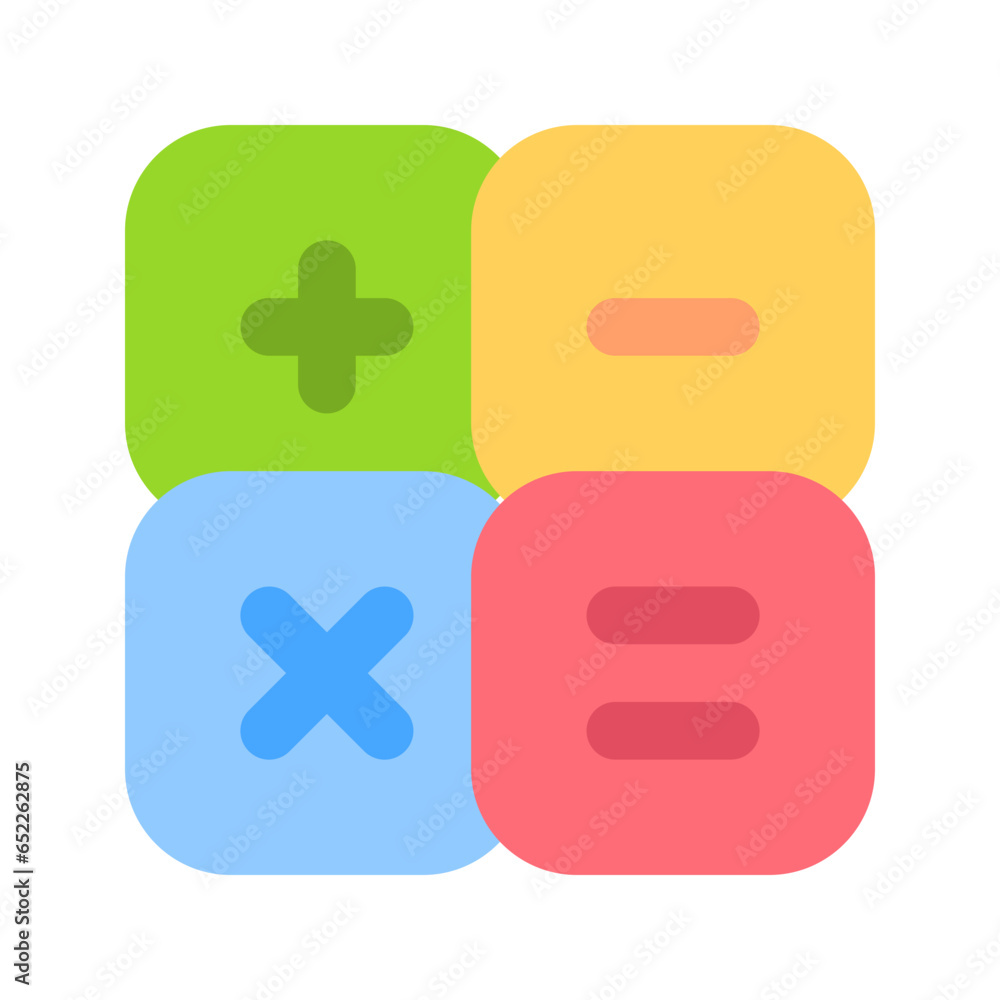 calculator flat icon calculator flat icon
