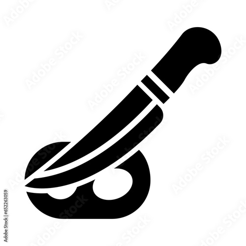 Meat Cut Glyph Glyph Icon Design