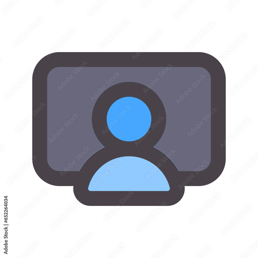 classroom flat line icon classroom flat line icon
