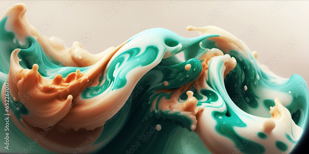Abstract liquid light motion flow wallpaper background