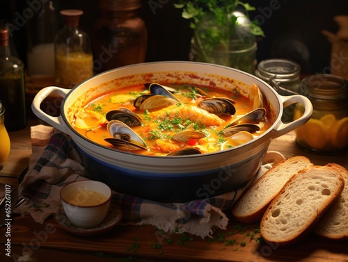 Provencal bouillabaisse