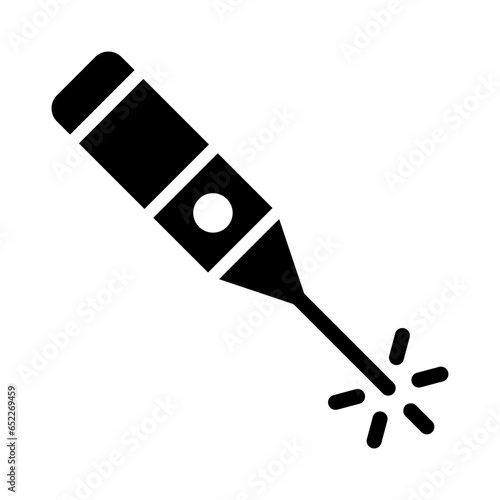 Laser Glyph Icon Design