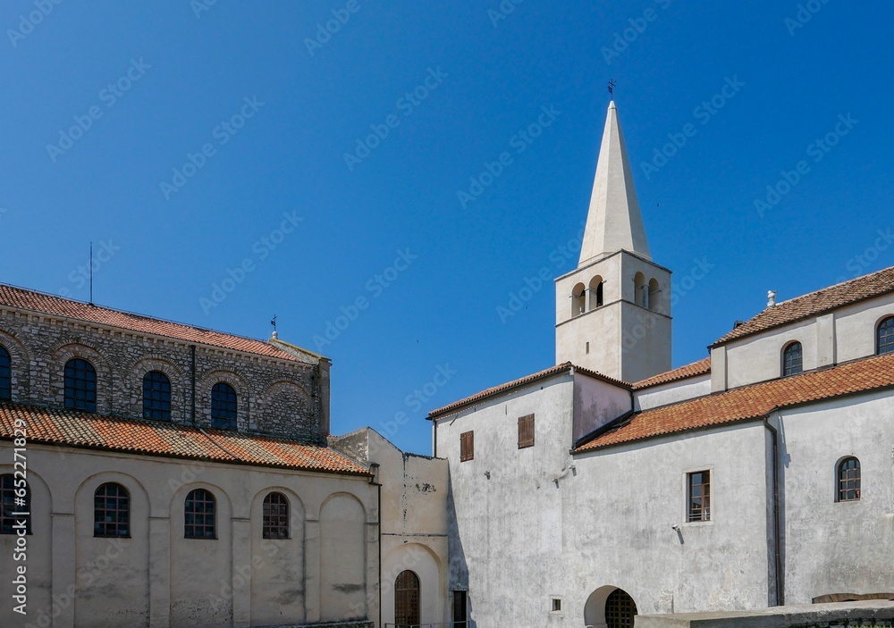 Fototapeta premium Closeup of the Euphrasian Basilica in Porec, Croatia
