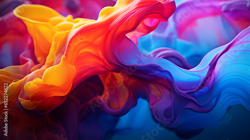 Explore the world of abstract artistry with this visually captivating photograph. The fluid lines, colors, and intricate details are perfect for projects that require a touch of artistic flair.