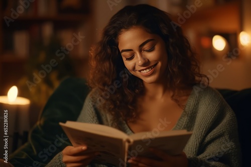  Girl Reading a Book at Home, book lover at home, reading a good book, cozy reading time, woman engrossed in a novel
