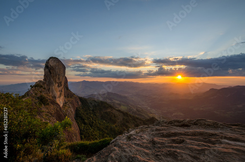 Scenic view of Pedra do Bau, in Sao Bento do Sapucai, Sao Paulo, Brazil