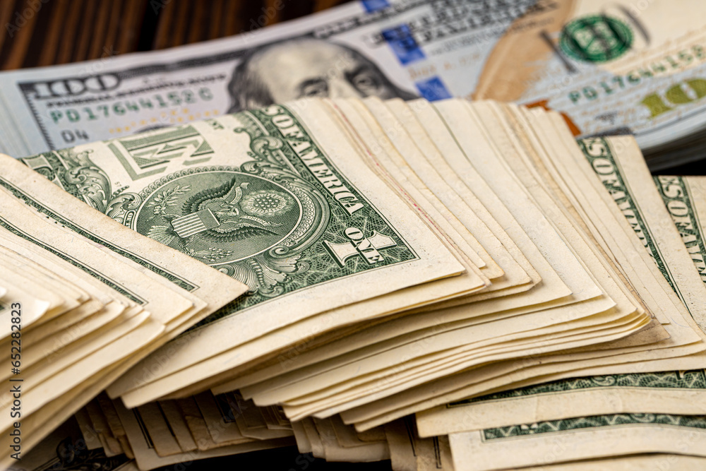 Money, US dollar bills background. Money scattered on the desk. Money, US dollar bills background. Money scattered on the desk.