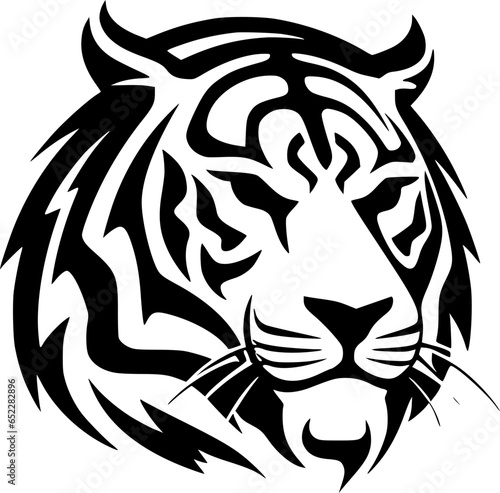 Tiger   Minimalist and Simple Silhouette - Vector illustration