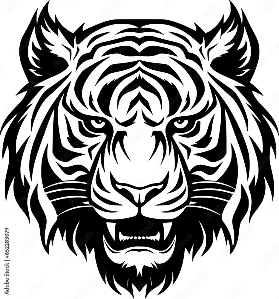 Tiger - Minimalist and Flat Logo - Vector illustration Tiger - Minimalist and Flat Logo - Vector illustration