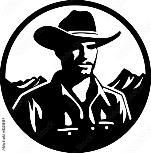 Western - High Quality Vector Logo - Vector illustration ideal for T-shirt graphic