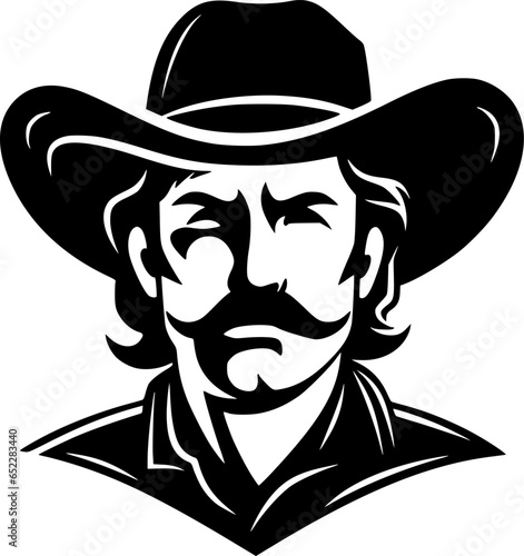 Western | Minimalist and Simple Silhouette - Vector illustration