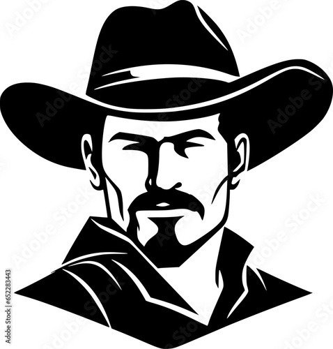 Western - High Quality Vector Logo - Vector illustration ideal for T-shirt graphic