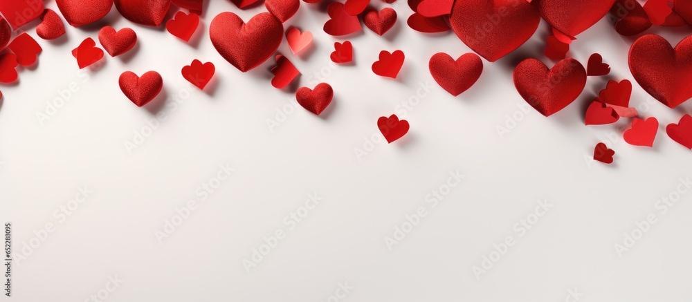 Valentine s day themed backdrop featuring red hearts Valentine s day themed backdrop featuring red hearts