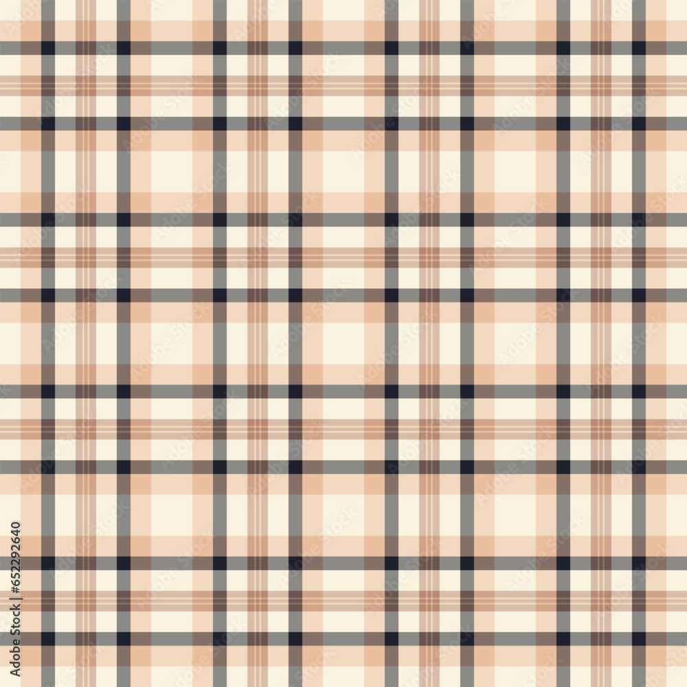 Textile texture fabric of vector background tartan with a plaid pattern check seamless.