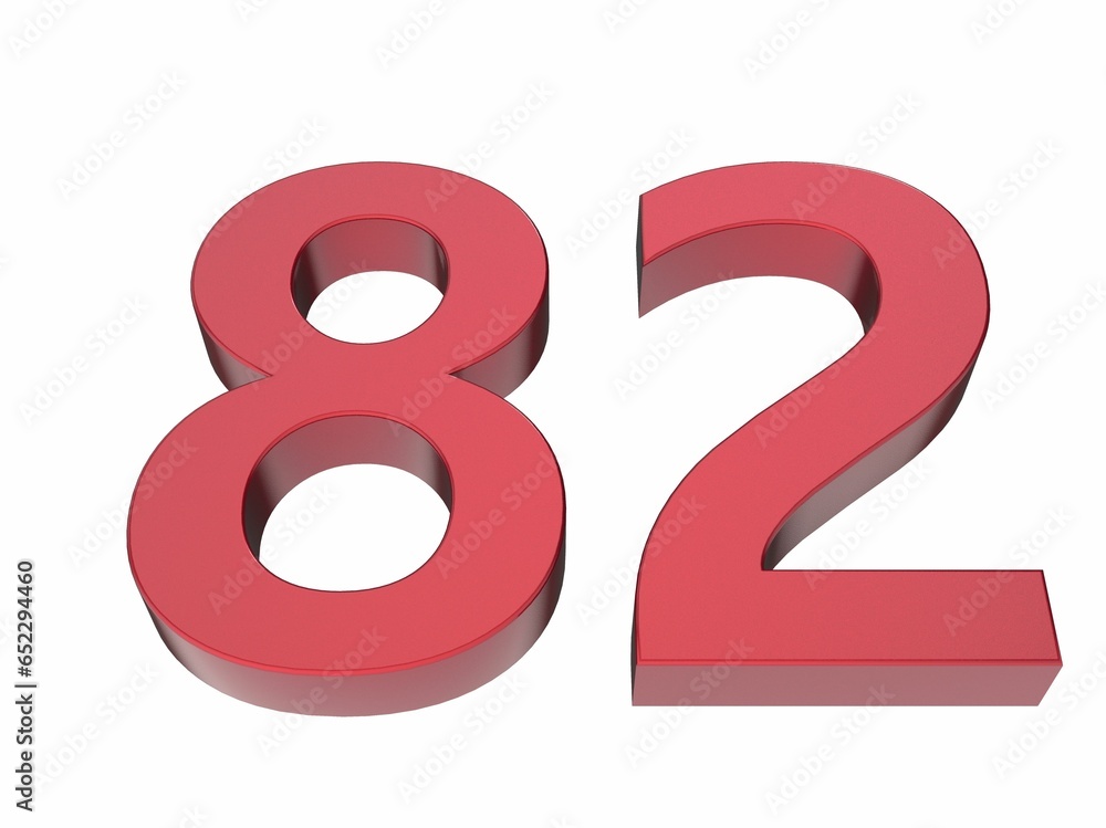 red number sale 3d illustration red number sale 3d illustration