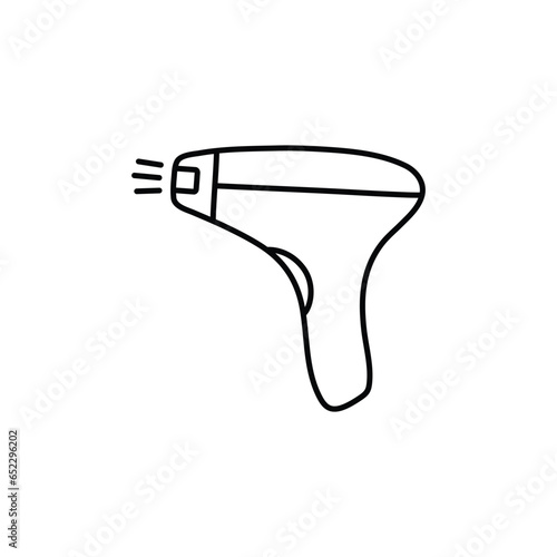 hair removal icon  vector