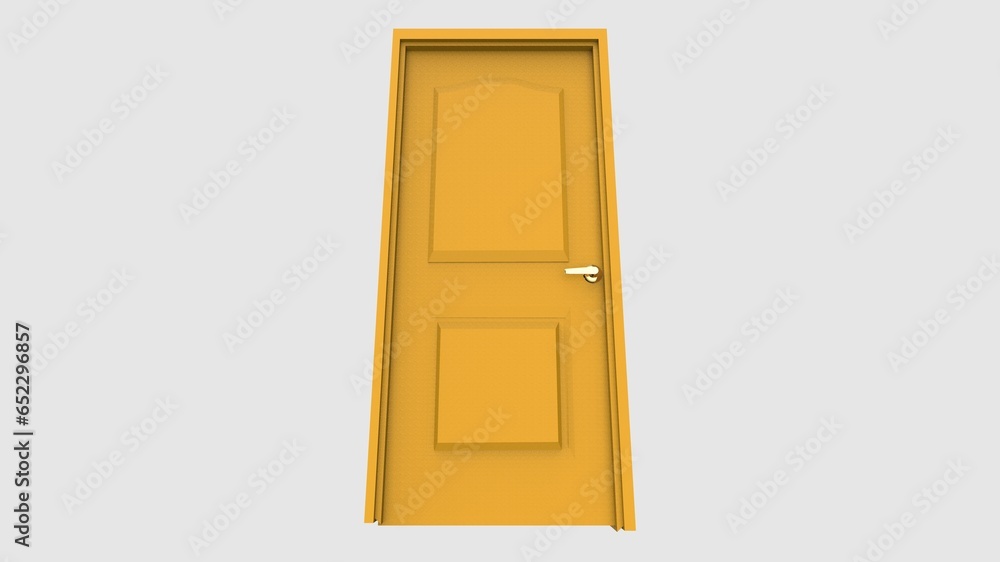 isolated door illustration 3d rendering isolated door illustration 3d rendering