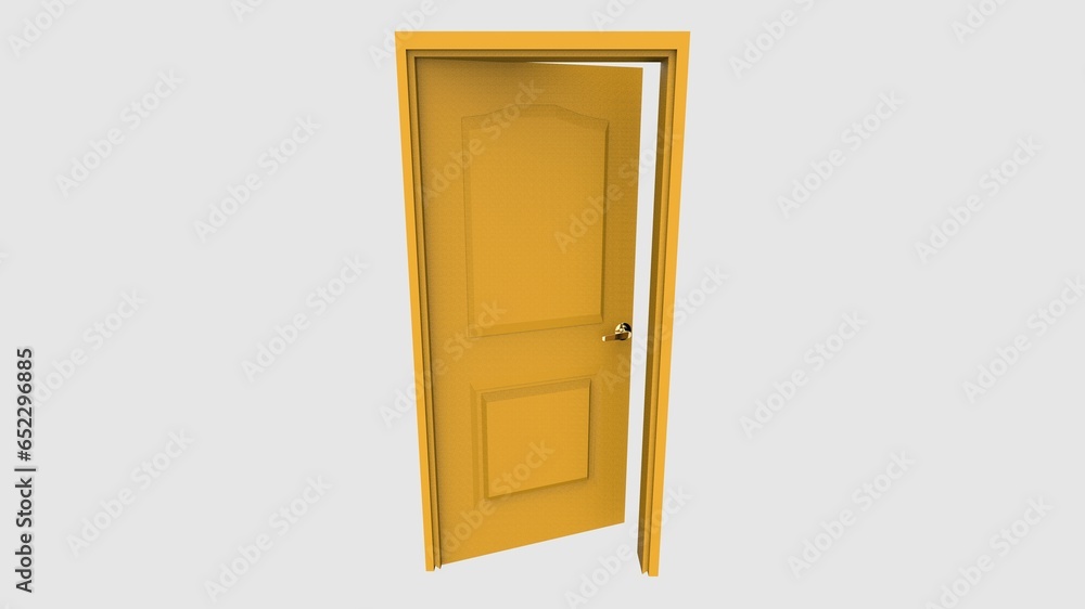 isolated door illustration 3d rendering isolated door illustration 3d rendering