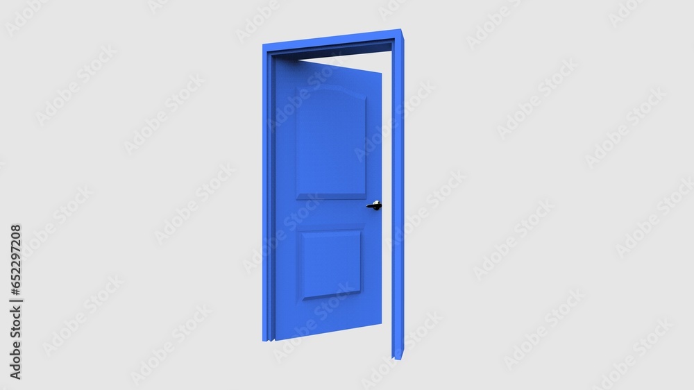 isolated door illustration 3d rendering isolated door illustration 3d rendering