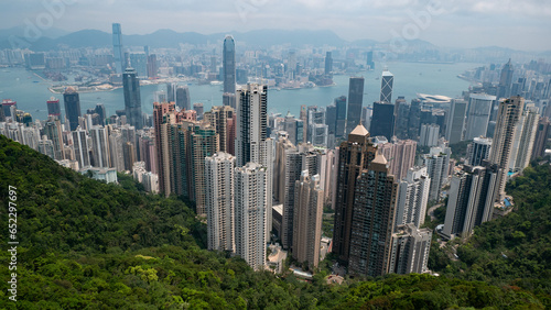 HONGKONG hong kong China Stadt Städtereise Drohnenbild Hochhäuser hochhaus luftaufnahme meer strand beach downtown urban