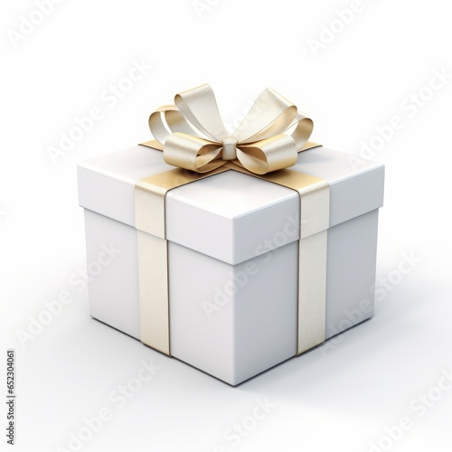 white gift box on. © Yahor Shylau 