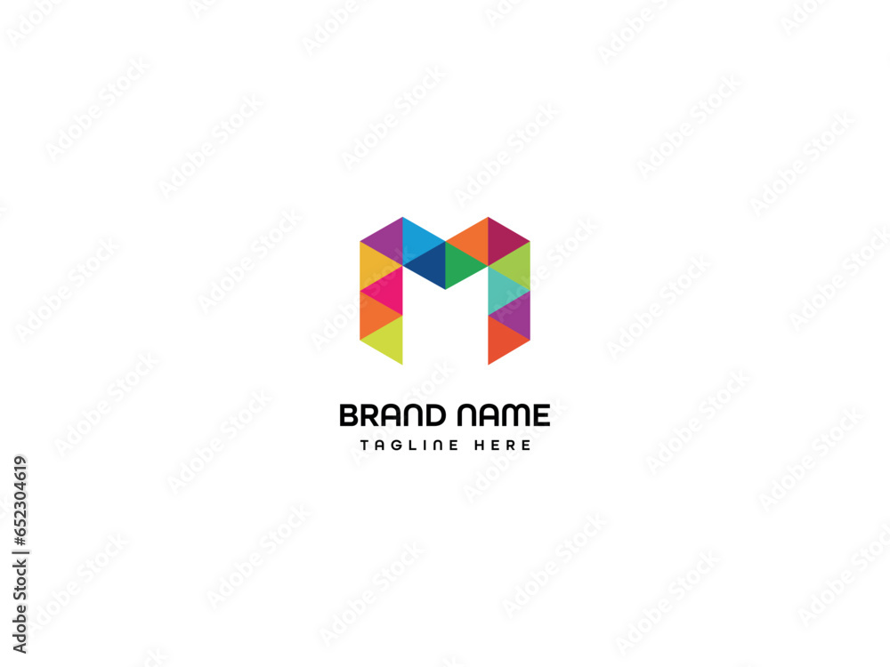 M color full logo monogram M color full logo monogram