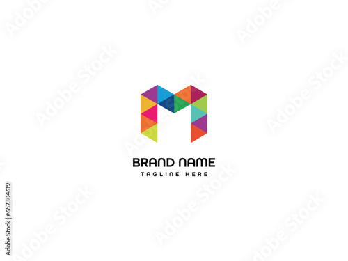 Free Download M color full logo monogram - GFXLoad