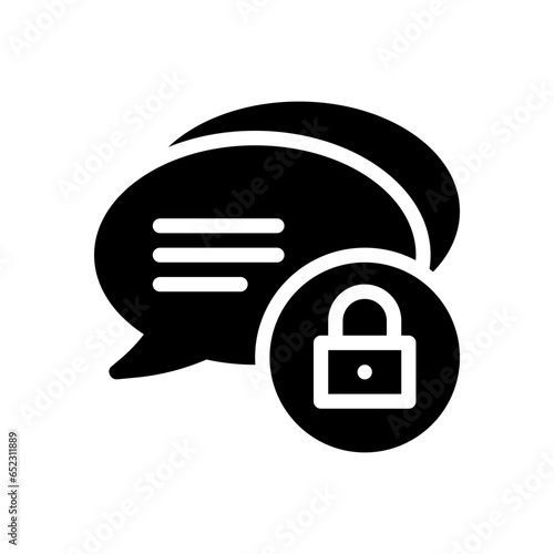 mesage glyph icon photo