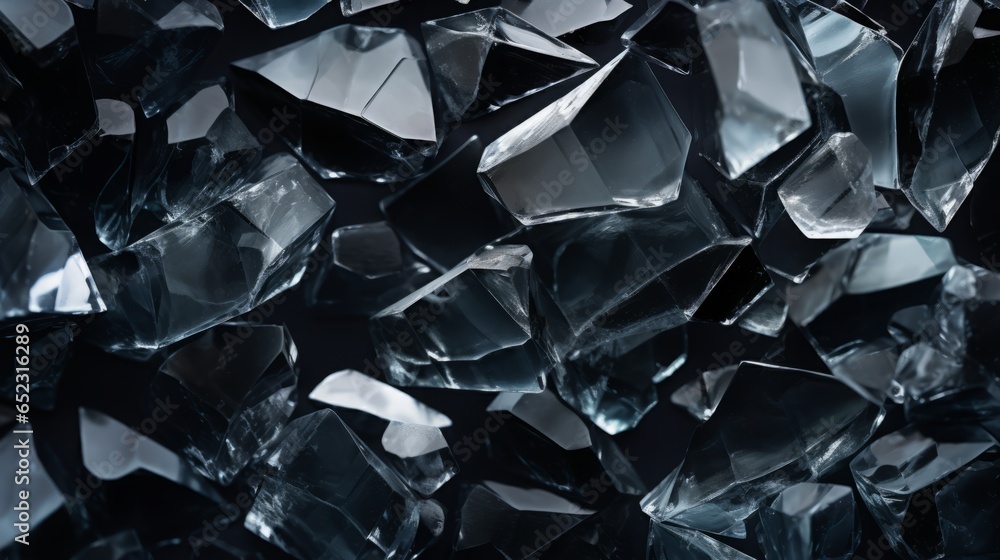 broken glass shards background. broken glass shards background.