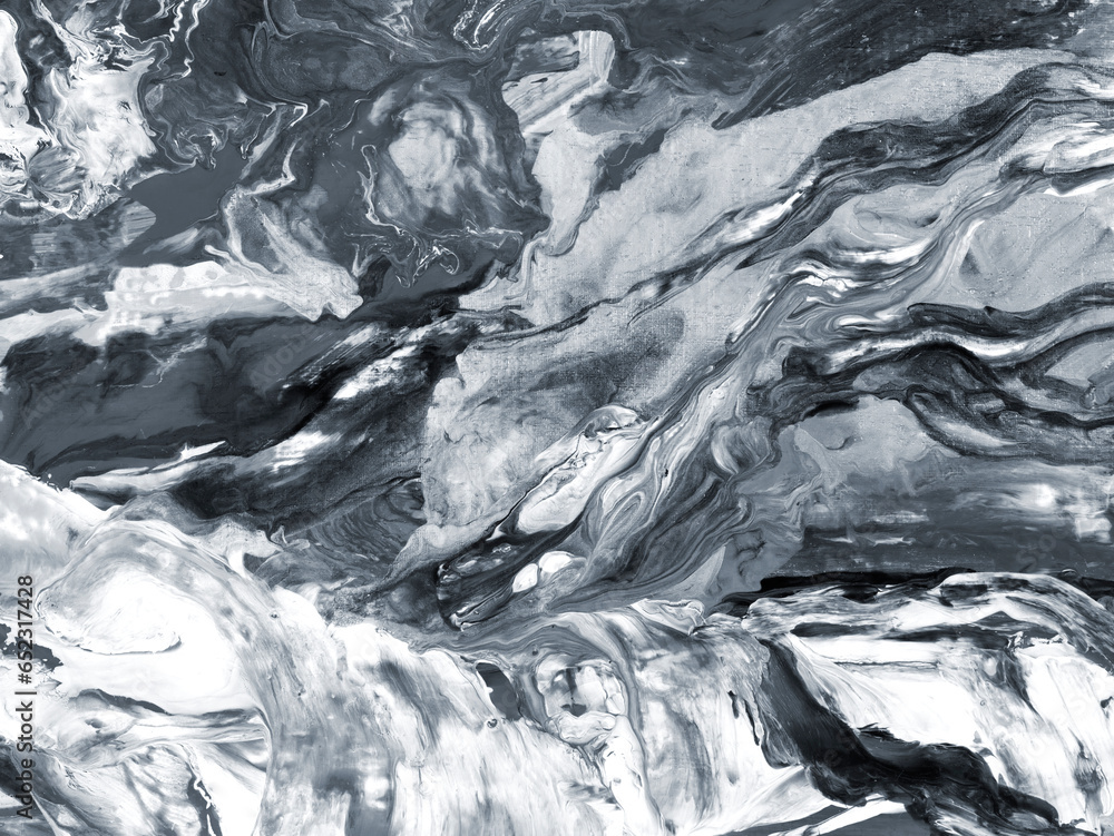 Black and white abstract painting, wave, art creative hand painted background, brush texture, abstract ocean, acrylic painting Black and white abstract painting, wave, art creative hand painted background, brush texture, abstract ocean, acrylic painting