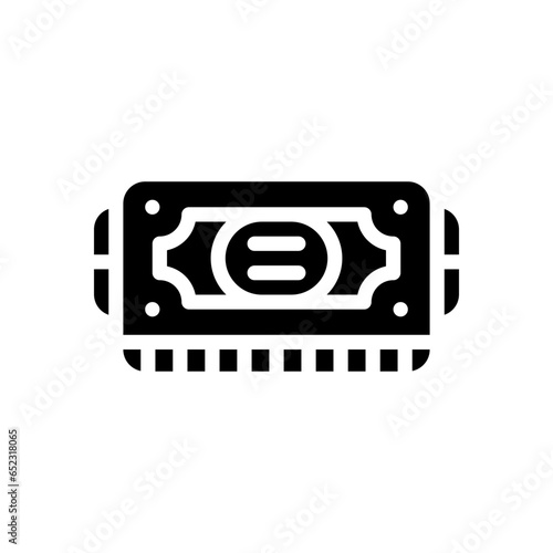 harmonica glyph icon