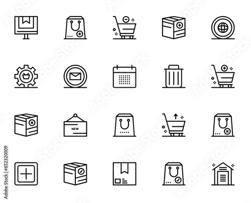 Ecommerce Icon Set For Your Design