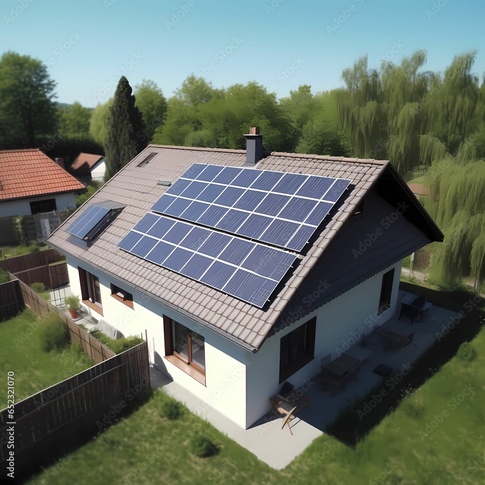 Photovoltaic on a house