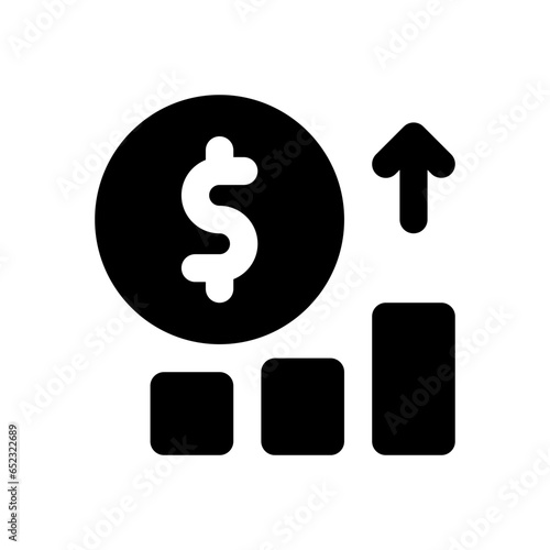earnings glyph icon