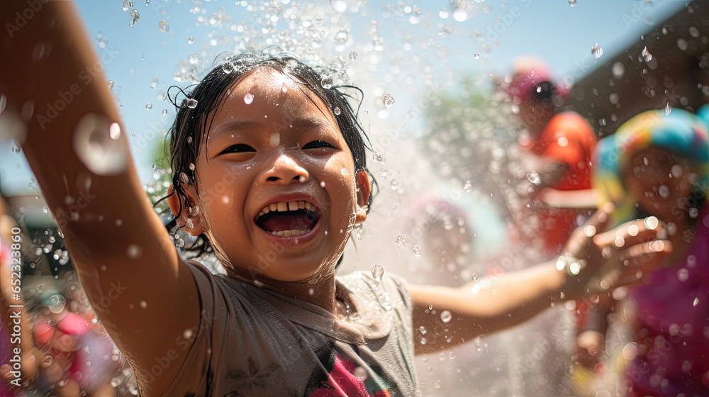 Songkran (Thailand) - The Thai New Year celebrated with water fights.