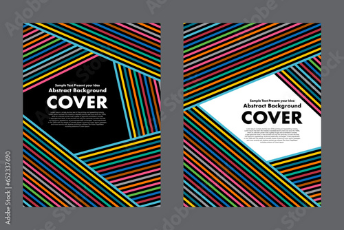 Multicolor lines, abstract background, vector geometric graphic design, cover wallpaper backdrop poster brochures flyers business website layout templates, minimalist trendy, layer 