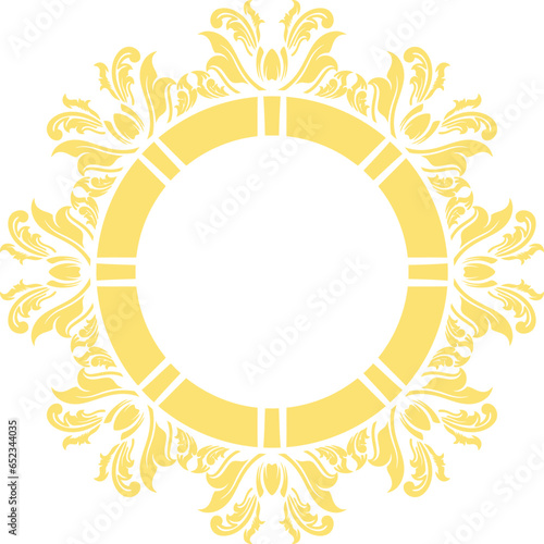 Circle Ornament Frame for Wedding