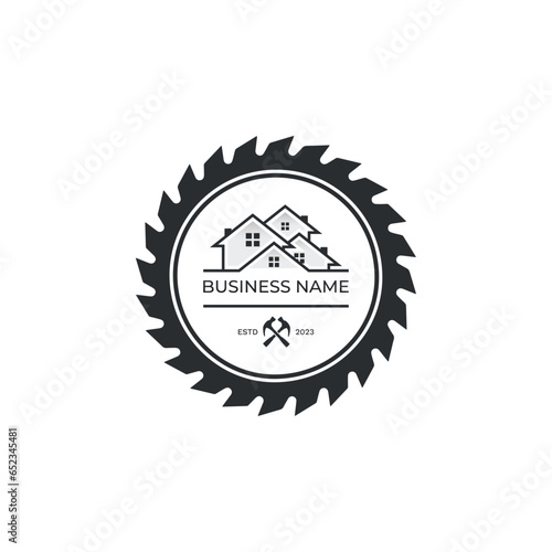 Home house builders repair remodeling logo
