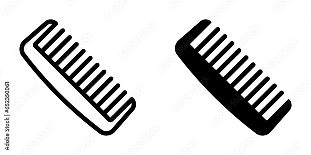 Comb Icon, for mobile concept and web design. vector illustration Comb Icon, for mobile concept and web design. vector illustration
