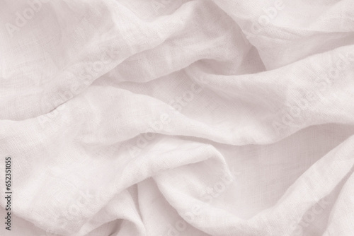 Pale pink soft crumpled look linen