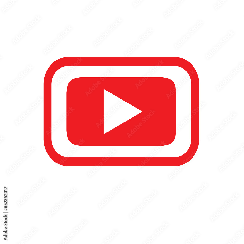 Play button icon ,Vector illustration. Play button icon in trendy flat style isolated on white background Play button icon ,Vector illustration. Play button icon in trendy flat style isolated on white background