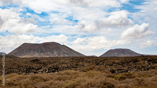 Landscape in the Lanzarote island from Spain