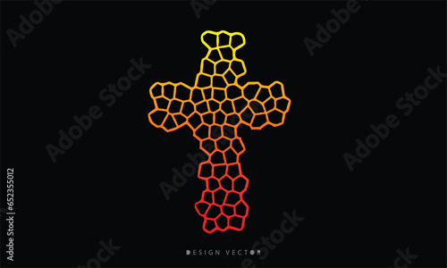 cross logo design, christian decoration