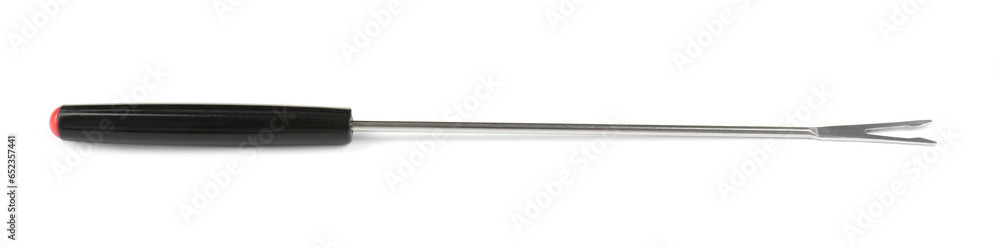 Fondue fork isolated on white. Kitchen equipment Fondue fork isolated on white. Kitchen equipment
