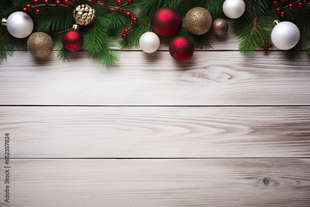 Elegant and festive Christmas decoration wallpaper adorned with a delightful array of holiday ornaments, twinkling lights, and seasonal greenery Elegant and festive Christmas decoration wallpaper adorned with a delightful array of holiday ornaments, twinkling lights, and seasonal greenery