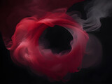 Red Magical Ring With Smoke