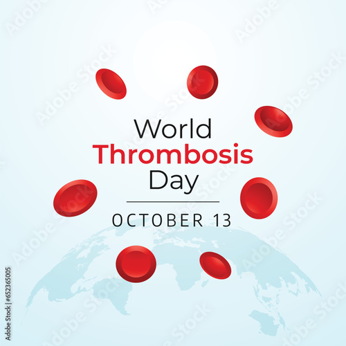 Flyers promoting World Thrombosis Day or associated events can utilize World Thrombosis Day-related vector imagery. design of a flyer, a celebration.