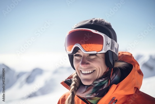 person with ski goggles